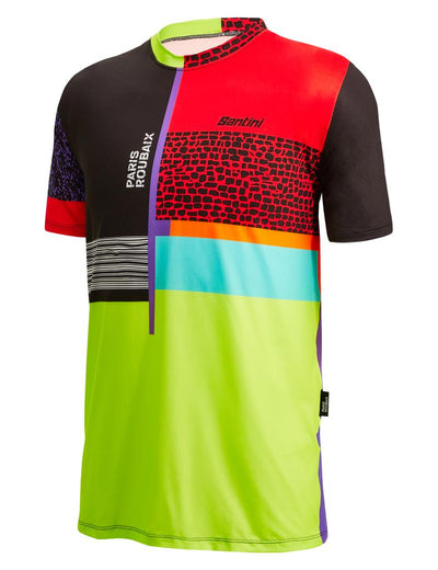 Santini PARIS ROUBAIX FORGER DES HEROES Men's Technical Sports T-Shirt RE499GLL22PRFDH