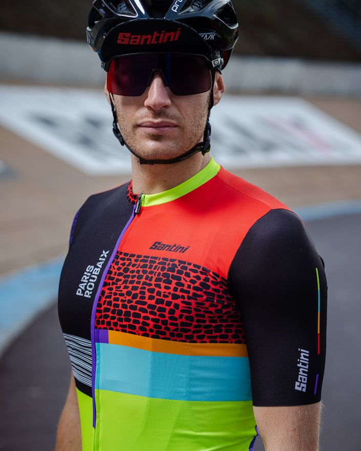 Santini PARIS ROUBAIX FORGER DES HEROES Women's Cycling Jersey RE94075C22PRFDH