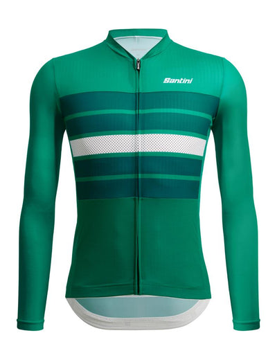 Maillot de cyclisme d'été à manches longues Santini SLEEK BENGAL grande taille pour homme 3S215075ESLKBENG