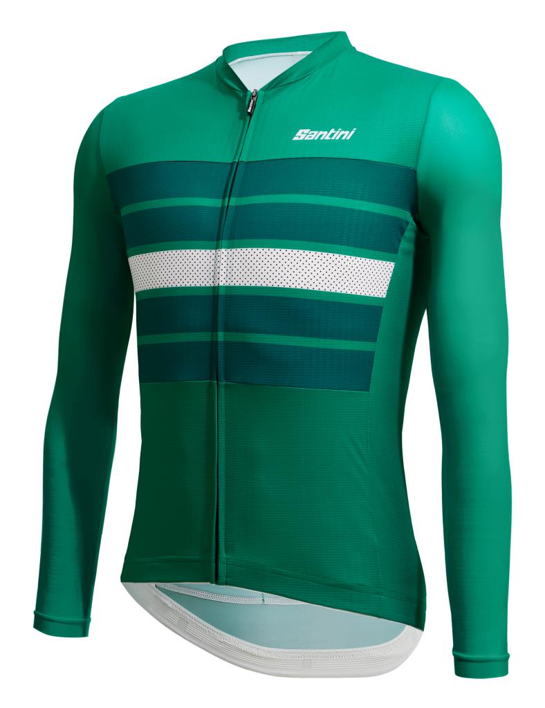 Maillot de cyclisme d'été à manches longues Santini SLEEK BENGAL grande taille pour homme 3S215075ESLKBENG