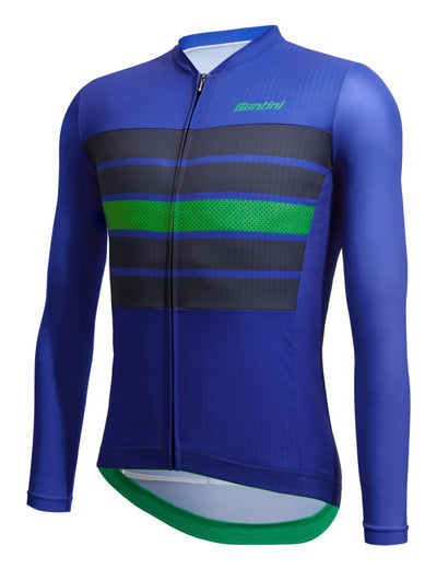 Maillot de cyclisme d'été à manches longues Santini SLEEK BENGAL grande taille pour homme 3S215075ESLKBENG