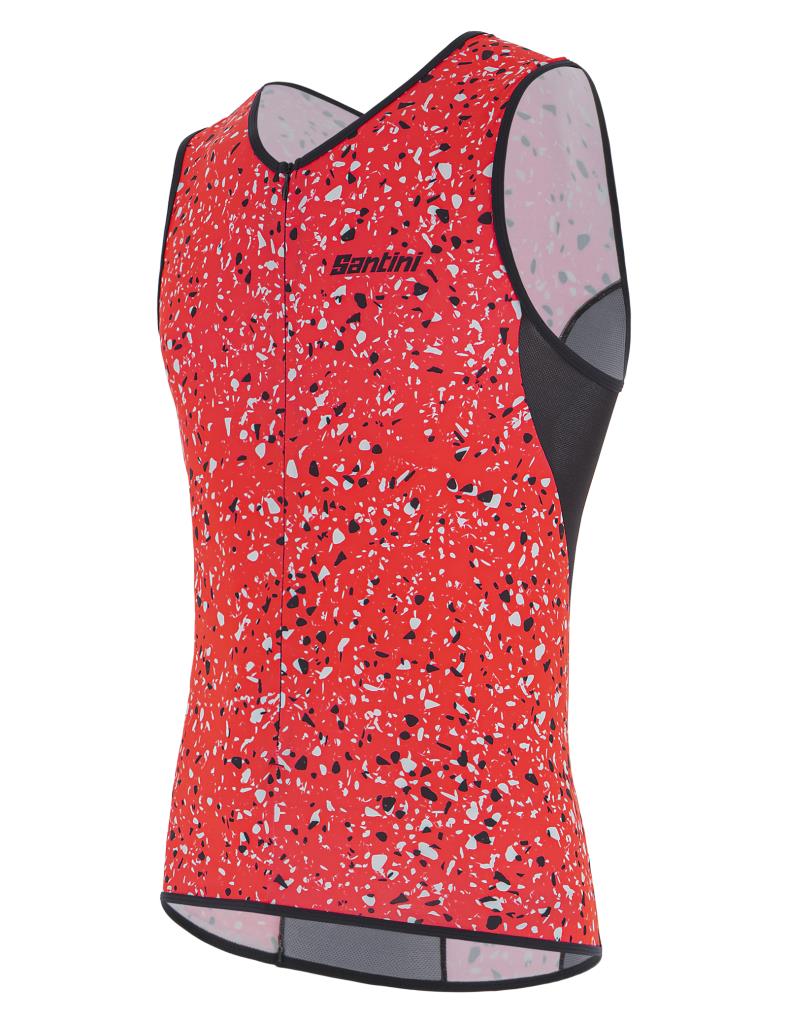 Santini Sleek Desing Pietra Tri Top Triathlon Atlet - Görsel 2