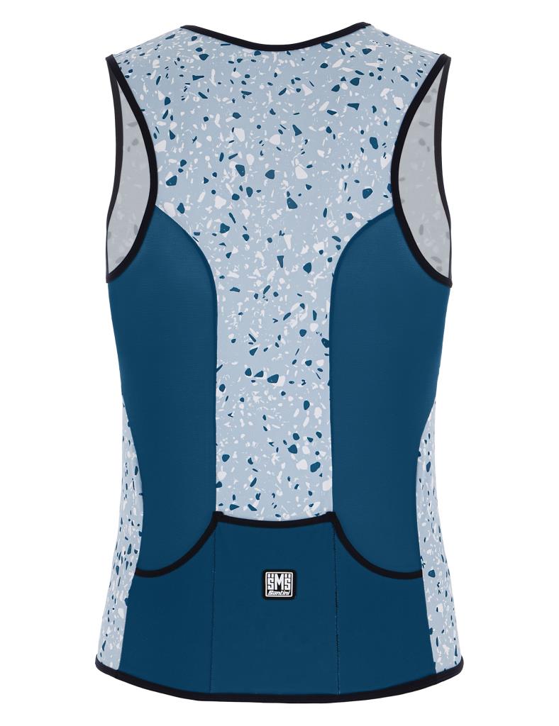 Santini Sleek Tri Top Sleveless Triathlon Atlet 1T6300SLEEKPIET - Görsel 3
