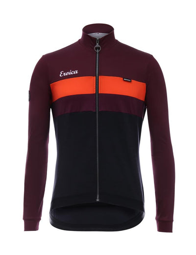Maillot de cyclisme à manches longues Santini Terra Eroica ER216075TERRA pour homme
