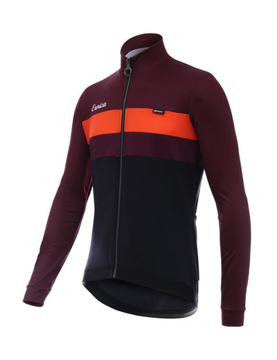 Maillot de cyclisme à manches longues Santini Terra Eroica ER216075TERRA pour homme