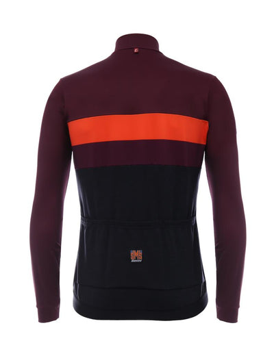 Maillot de cyclisme à manches longues Santini Terra Eroica ER216075TERRA pour homme