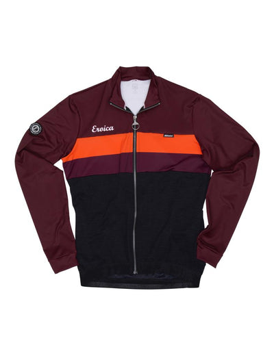 Maillot de cyclisme à manches longues Santini Terra Eroica ER216075TERRA pour homme