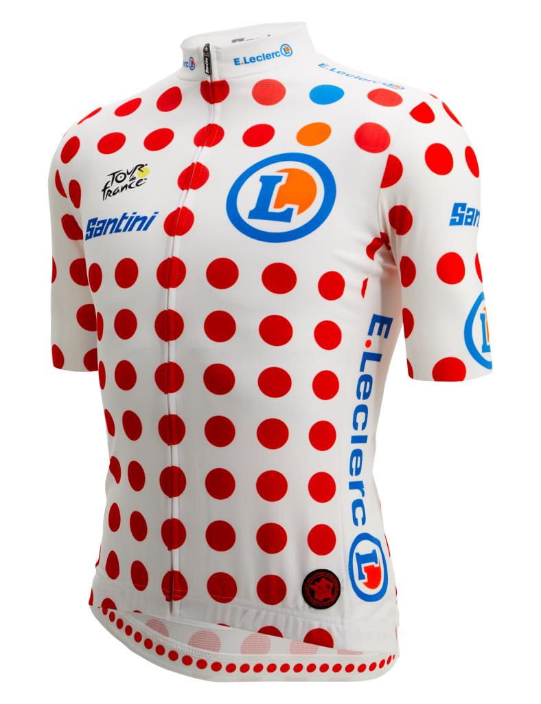 Santini Tour De France Best Climber Erkek Bisiklet Forması TF94075R22TDFKOM