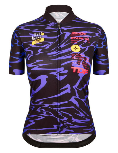 Santini Tour De France PLANCHE DES BELLES FILLES Maillot de cyclisme femme RE940L75FILLETDFF