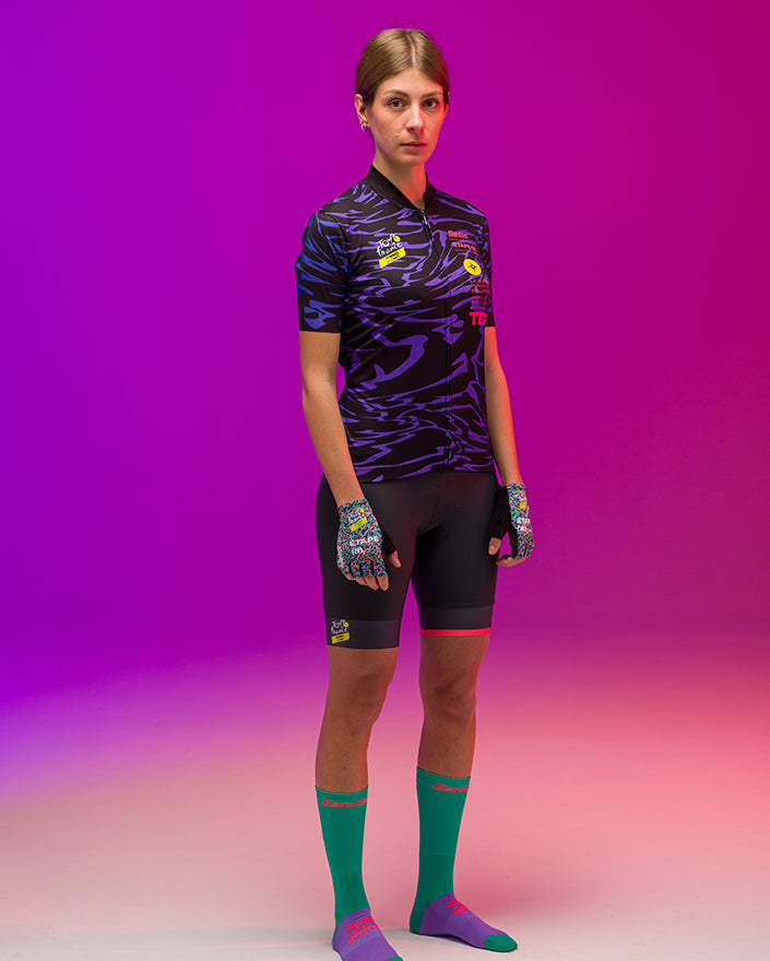 Santini Tour De France PLANCHE DES BELLES FILLES Maillot de cyclisme femme RE940L75FILLETDFF