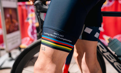 Cuissard cycliste à bretelles Santini UCI Cycling World Championship RE1075GITCITY3WCG Blu Nautica