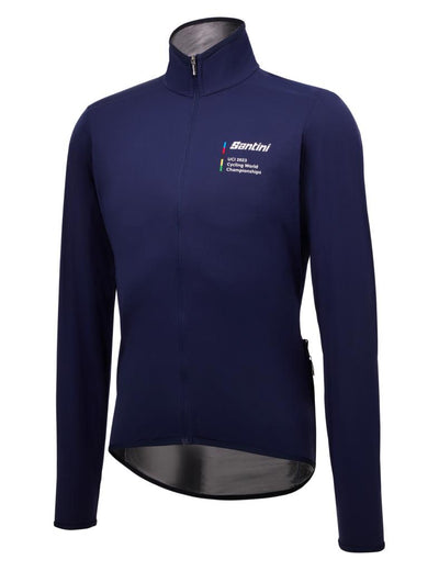 Santini UCI Cycling World Championships City Grid Glasgow Road World Cup Rain Jacket Erkek Yağmurluk Ceket RE52275CITY3WCG