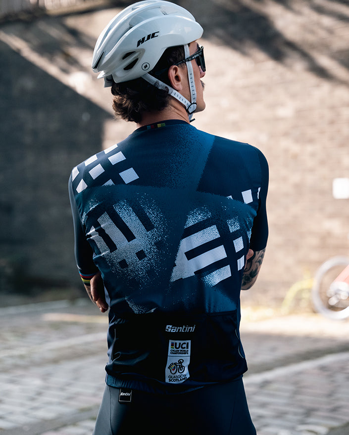 Santini UCI Cycling World Championships Grid Kadın Bisiklet Forması RE94075CCITY3WCG