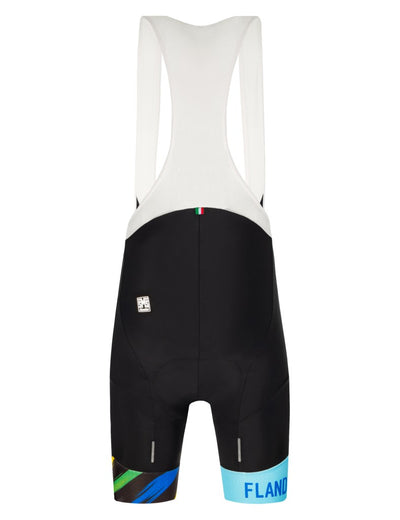 Santini UCI Flanders Karma Sassi Kadın Askılı Bisiklet Taytı EC1065GILSPLA - Görsel 3