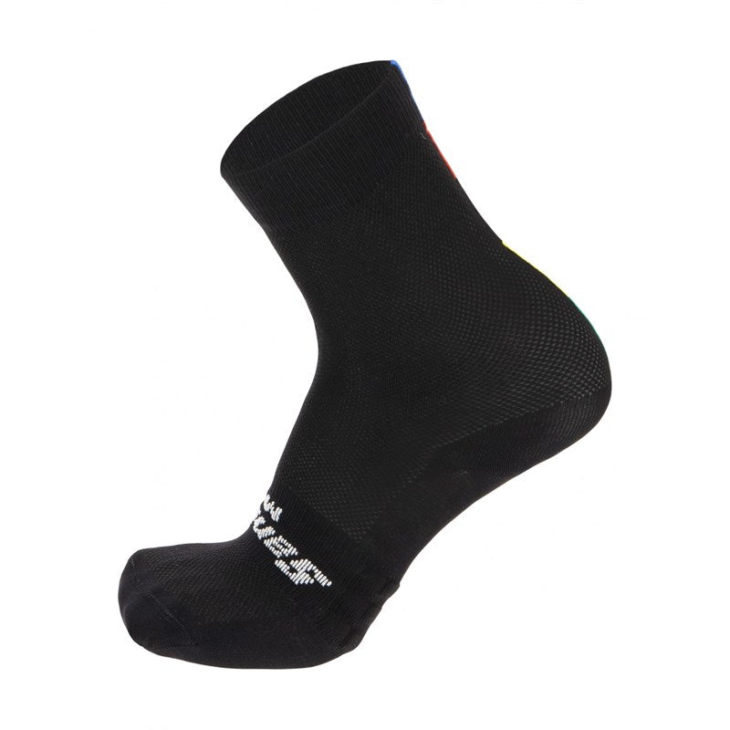 Santini UCI Rainbow Bisiklet Çorap