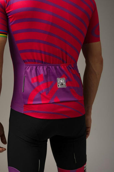 Santini UCI Road World Championships Wollongong Erkek Bisiklet Forması EC94075CKEVOWL1