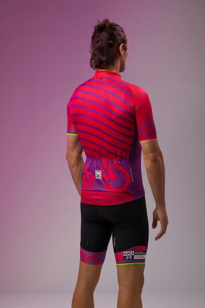 Santini UCI Road World Championships Wollongong Erkek Bisiklet Forması EC94075CKEVOWL1