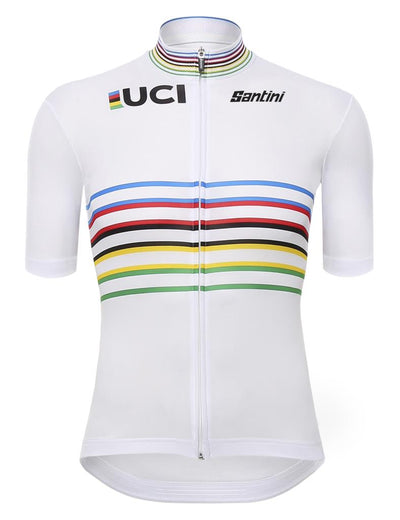 Santini UCI World Champion Master Men's Cycling Jersey RE94075CMASTR