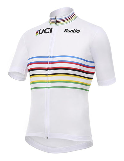 Santini UCI World Champion Master Men's Cycling Jersey RE94075CMASTR