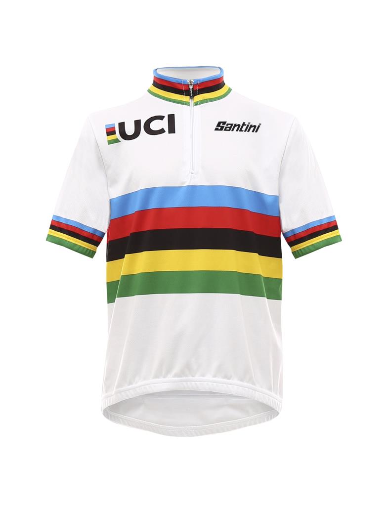Santini UCI World Champion Özel Seri Çocuk Bisiklet Forması RE942B14WC