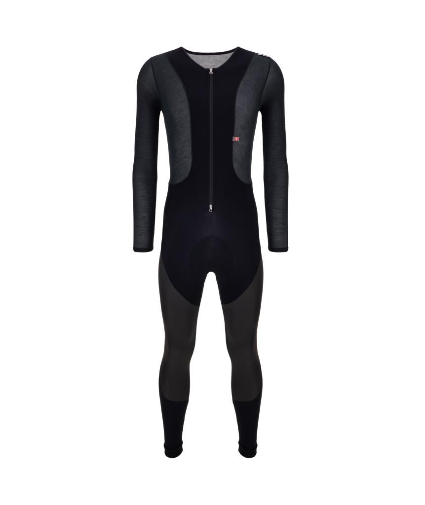 Santini VEGA DRY Uzun Kollu Kışlık Polar Erkek Bisiklet Taytı Su Geçirmez 5W1183C3VEGADRY
