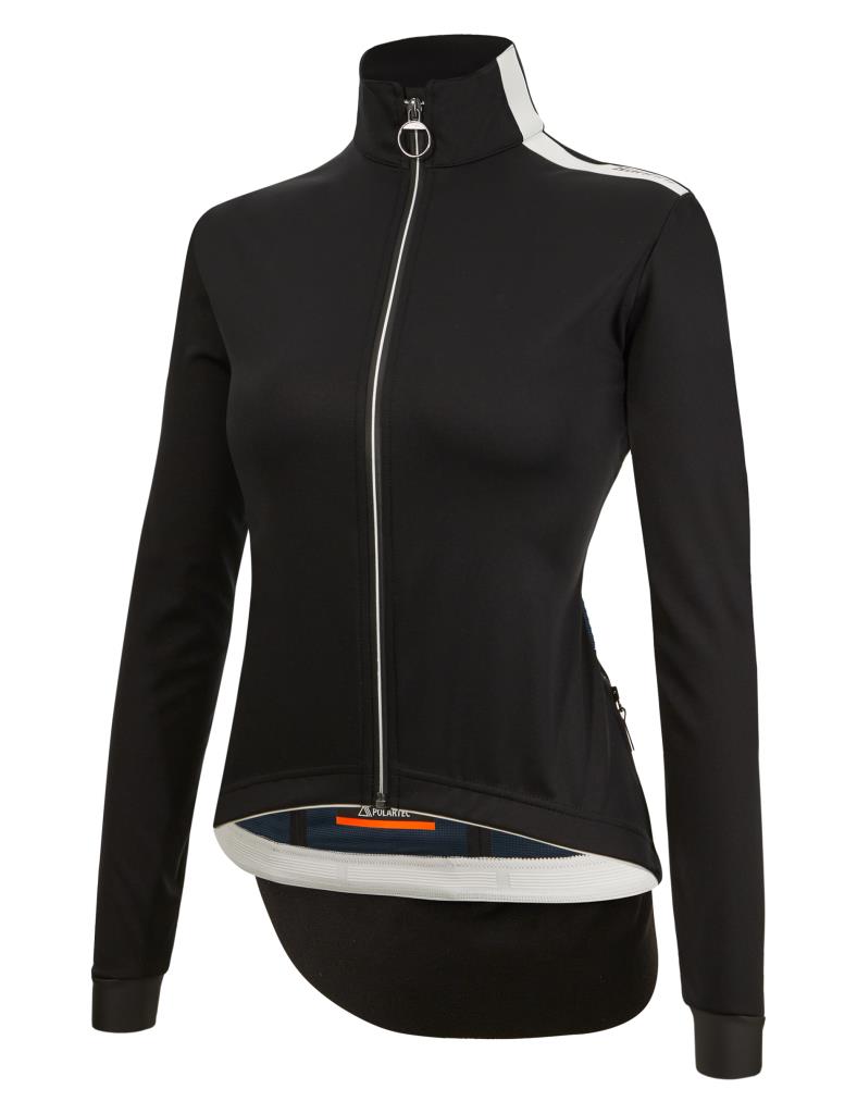 Santini VEGA MULTI With Hood Polartec Kadın Kışlık Bisiklet Ceketi 3W508L75VEGAMULT - Görsel 11