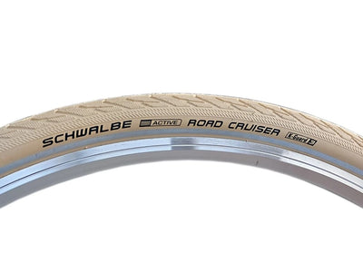 Schwalbe Road Cruiser Active Line K-Guard Zırhlı Dış Lastik Krem 26x1.75 Reflektörlü 11101267 - Görsel 6