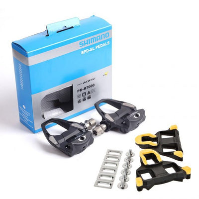 Shimano 105 PD-R7000 SPD-SL Bisiklet Pedal Kal Dahil - Görsel 5