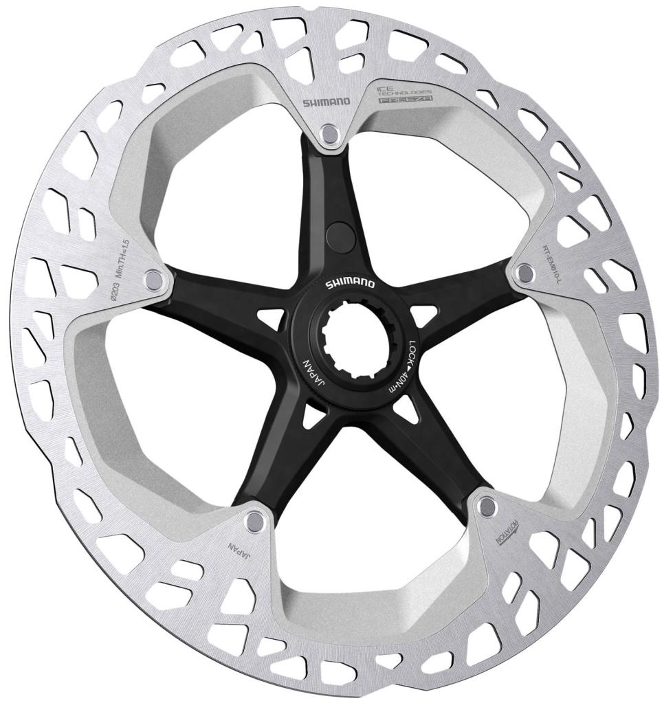 Shimano Deore XT RT-EM810 203mm Ice-Tech Freeza Centerlock Rotor External Lock IRTEM810LE