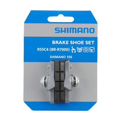 Shimano R55C4 Yol Bisikleti Fren Papucu 1 Çift Gümüş Y8ZJ98010