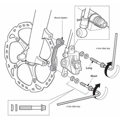 Shimano SM-MA90 F180P-PC Disk Fren Bağlantı Adaptörü