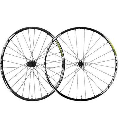 Paire de roues SHIMANO WH-MT 66 29 TUBELESS NOIR VERT