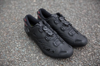 Sidi Shot Matt Black Road Bike Shoes Size 42