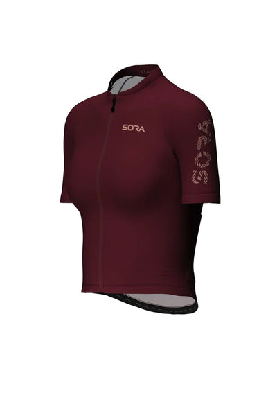 Sora Bordo Kadın Classic Bisiklet Forması