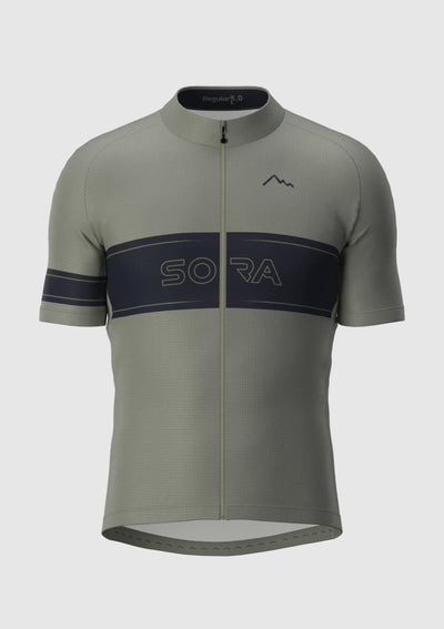 Sora Gray-Anthracite Regular 3.0 Cycling Jersey 