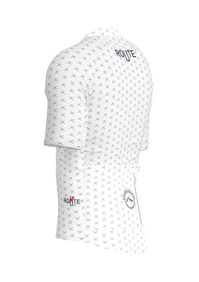 Maillot de cyclisme classique Slim Route Sora Bleu/Blanc