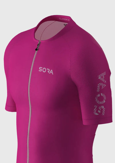 Maillot de Cyclisme Sora Rose Classique 2