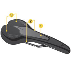 Topeak Free XX Dikişsiz Bisiklet Selesi TS-XX02BW 3D Comfort 290g