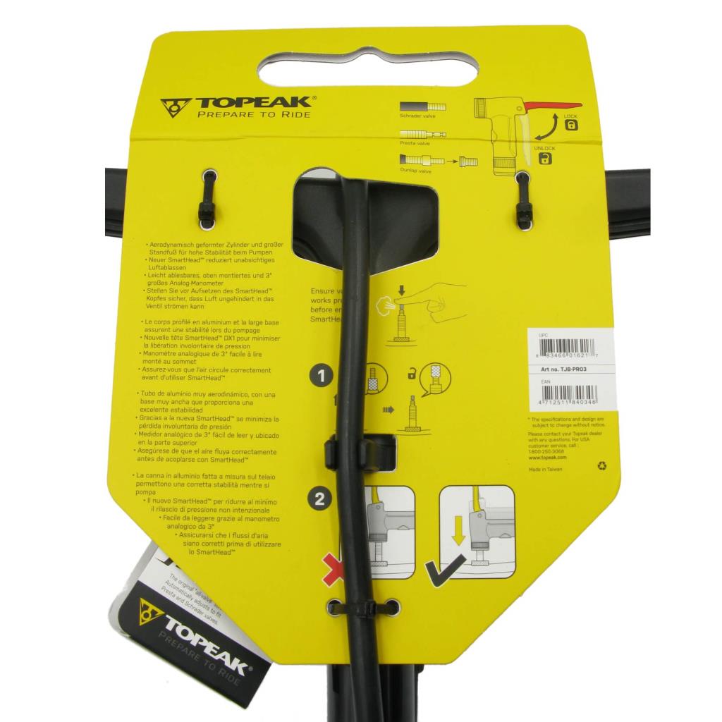 Topeak JoeBlow Pro X Ayaklı Bisiklet Pompası Basınç Göstergeli 160Psi/11bar TJB-PRO3 250425 - Görsel 6
