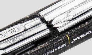 Topeak Mini 9 Pro Carbon Bisiklet Alyan Anahtar Seti Çantalı TT2552