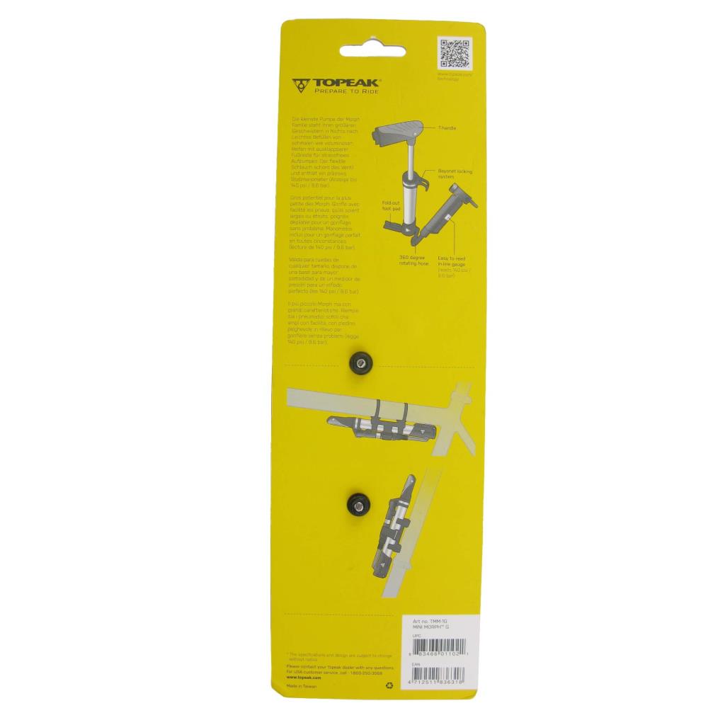 Topeak Mini Morph G Göstergeli Bisiklet Pompası TMM-1G - Görsel 12