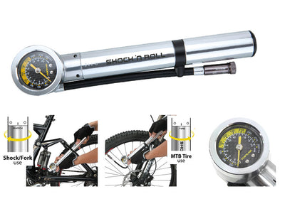 TOPEAK SHOCK N ROLL LASTİK VE SÜSPANSİYON POMPASI
