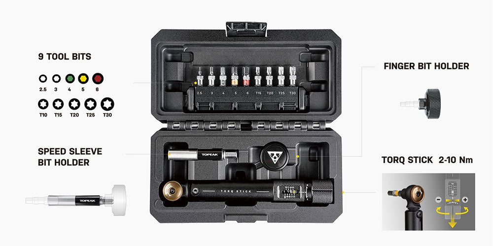 Topeak Torq Stick Pro Tork Aleti 2-10 9 Uç TT2600 250493