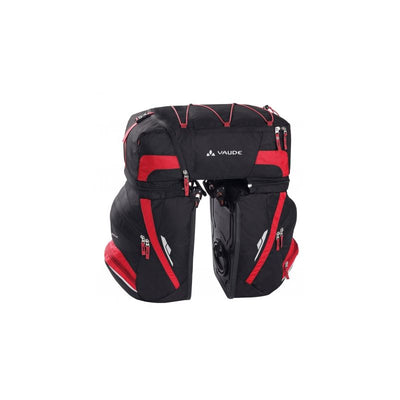 VAUDE KARAKORUM BICYCLE TOUR SADDLE 68 LT BLACK-RED