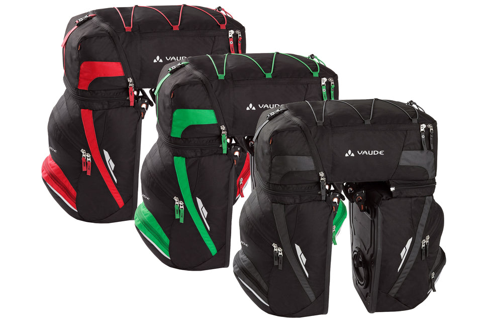 VAUDE KARAKORUM BICYCLE TOUR SADDLE 68 LT BLACK-RED