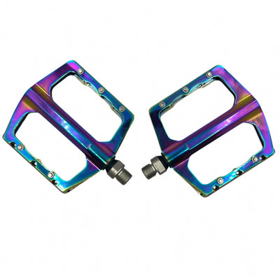 Vona HF-624 Rulmanlı Bisiklet Pedalı Rainbow Oilslick