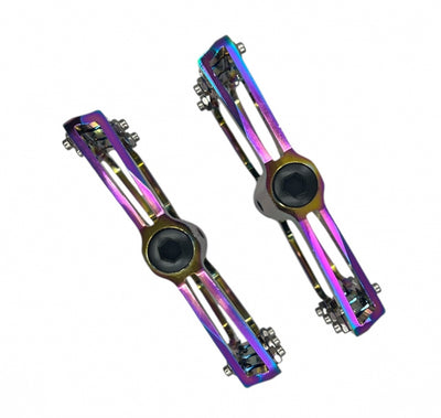 Vona HF-624 Rulmanlı Bisiklet Pedalı Rainbow Oilslick