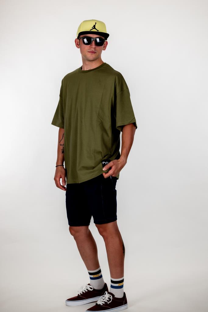 Yeşil Pyke Oversize Tişört - Görsel 3