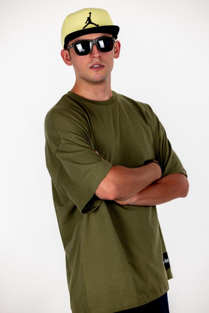Yeşil Pyke Oversize Tişört - Görsel 4
